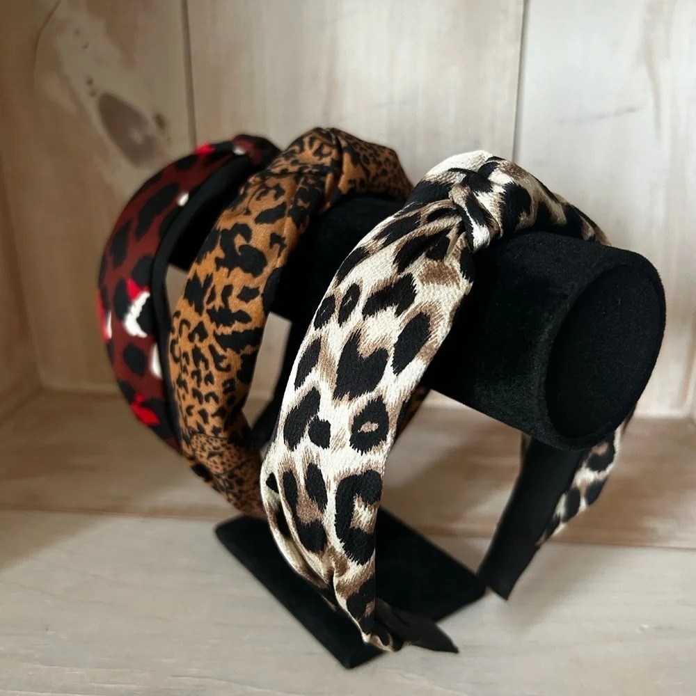 Three Animal Print Headbands